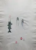 Untitled by Mithu Sen, Mixed media on custom made paper, sold Jan 2019