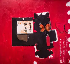 Untitled by Chittrovanu Mazumdar, Acrylic on canvas, sold Jan 2019