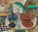 Untitled (Still Life) by Sadanand Bakre, Oil on masonite, sold Jun 2019