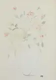 Untitled (Roses) by K H, Watercolour on paper, sold Jun 2019