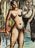 Untitled by K H, Watercolour on paper, sold Jun 2019