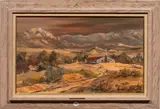 Untitled by Ruth Brady, oil on board, sold Feb 2026