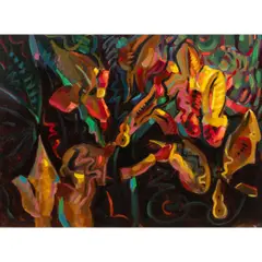 Untitled by Alan McCorkle, oil on canvas, sold Feb 2026