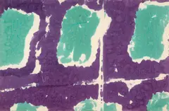 037pp1973 by Claude Viallat, 1973, Acrylique sur papier, sold Dec 2025