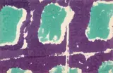 037pp1973 by Claude Viallat, 1973, Acrylique sur papier, sold Dec 2025
