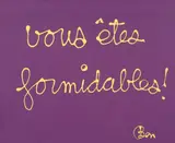 Vous êtes formidables ! by Ben, 2011, Acrylique sur toile, sold Dec 2025