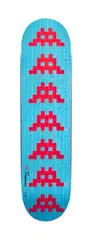 Mekanism by Invader, 2005, Sérigraphie sur planche de skate, sold Apr 2025