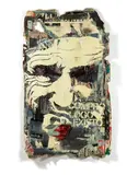 Compro Logo Existo #6 by Vhils, 2008, Affiches collectées découpées à la main et au cutter et résine, sold Apr 2025