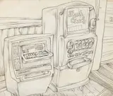 Vance Hotel by Martin Wong, circa 1976, Graphite sur papier, sold Apr 2025
