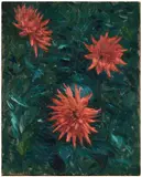 Etude de fleurs, jardin du Petit Gennevilliers by Gustave Caillebotte, Huile sur toile, sold Jun 2025