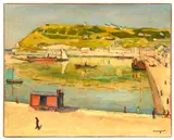 Port de Fécamp by Albert Marquet, 1906, Huile sur toile, sold Jun 2025
