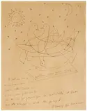 Sans titre (lettre-dessin) by Francis Picabia, 1948, Encre sur papier, sold Jun 2025