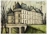 Le Château du Lude by Bernard Buffet, 1969, Huile sur isorel, sold Jun 2025