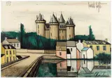 Combourg, Chateaubriand by Bernard Buffet, 1971, Huile sur toile, sold Jun 2025