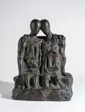Gli archeologi (Oreste e Pilade) by Giorgio de Chirico, 1938, Bronze à patine brun noir, sold Jun 2025