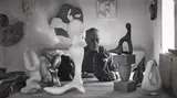 Jean Arp avec ses oeuvres, c. 1950 by dit Michel Sima Michal Smajewski, Signées et annotées au crayon par son fils Pierre Sima, sold Jun 2025