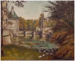 Le château de Tanlay by Émile Bernard, circa 1907, Huile sur toile, sold Dec 2025