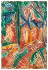 Route de l'Estaque by Raoul Dufy, 1909, Huile sur toile, sold Dec 2025