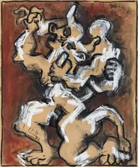 Le Minotaure by Jacques Lipchitz, circa 1950-1960, Gouache, aquarelle, lavis d'encre et encre sur papier, sold Dec 2025
