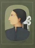 Untitled by Lalu Prasad Shaw, Tempera on paper, sold Jun 2019