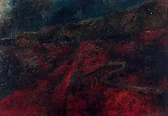 Classic Metascape by Akbar Padamsee, 1961, Oil on canvas, sold Jun 2019