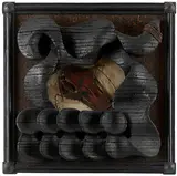 Ganesh by Satish Gujral, Wood, leather and nail on board, sold Jun 2019
