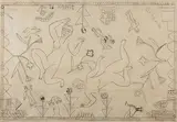 Untitled by Arpita Singh, Charcoal and pencil on paper pasted on mount board, sold Jun 2019
