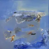 Untitled by Laxman Shrestha, 2000, Oil on canvas, sold Jun 2019