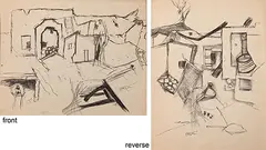Untitled by Ram Kumar, Pen and ink on paper, offered Mar 2019