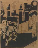 University Machine by Gaganendranath Tagore, Ink on paper, sold Mar 2019