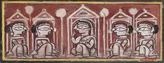 Untitled by Jamini Roy, Gouache on card, offered Mar 2019