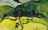 Pachmarhi by Hari Ambadas Gade, Gouache on paper, sold Mar 2019