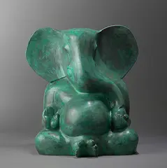 Ganesh by B. Vithal, Bronze, sold Mar 2019