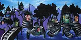 Banaras in Blue by Manu Parekh, Oil on canvas, offered Mar 2019