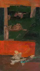 Untitled by Ram Kumar, Oil on canvas, sold Dec 2018
