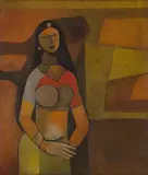 Untitled by Bimal Dasgupta, Oil on canvas, offered Dec 2018