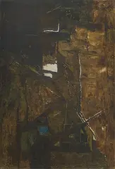 Untitled by Ram Kumar, Oil on canvas, sold Dec 2018