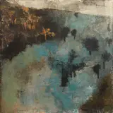 Untitled by Akbar Padamsee, Oil on canvas, sold Dec 2018