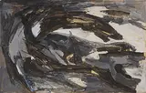 Untitled by Ram Kumar, Natural pigments and ink on paper pasted on mount board, sold Dec 2018