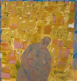 Jars by Arpita Singh, 1997, Oil on canvas, sold Dec 2018