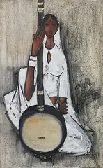 Untitled by B. Prabha, 1964, Oil on canvas, sold Dec 2018