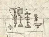 Untitled by F. N. Souza, Pen and pencil on paper, sold Jun 2018