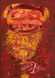 Bandwalla in a Frenzy by Krishen Khanna, Oil on canvas, sold Jun 2018