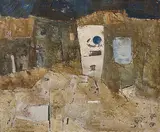 Untitled by Ram Kumar, Oil on canvas, sold Jun 2018