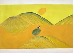 Untitled by Jagdish Swaminathan, Oil on canvas, sold Jun 2018