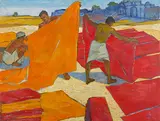Untitled by Madhav Satwalekar, Oil on canvas, sold Jun 2018