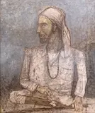 Pavement Dweller by Ganesh Pyne, Gouache on paper, sold Jun 2018