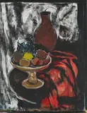 Untitled by K H, Gouache on paper, sold Jun 2018