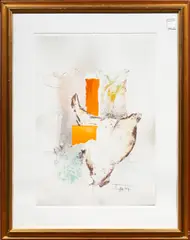 Untitled by Lazlo Dus, lithograph, sold Feb 2026