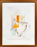Untitled by Lazlo Dus, lithograph, sold Feb 2026